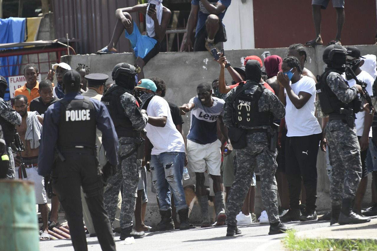 Police clash